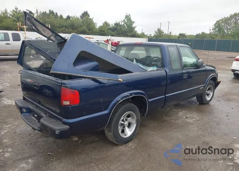 2001 Chevrolet S-10 Ls из США, поврежденный, VIN 1GCCS19WX18259344